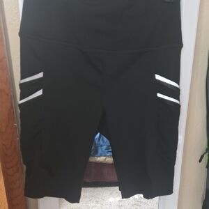 NWOT Shosho Black and White Bike Shorts
